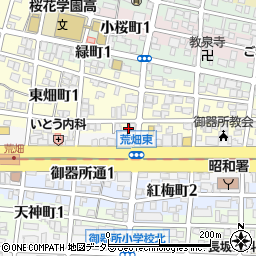 愛知県名古屋市昭和区東畑町1丁目56-2周辺の地図