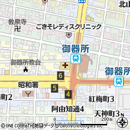 名古屋銀行御器所 ＡＴＭ周辺の地図