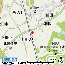 愛知県豊田市篠原町キヨツカ44周辺の地図