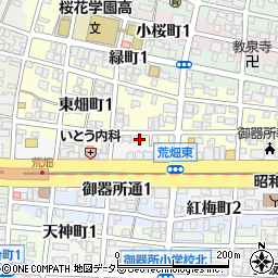 愛知県名古屋市昭和区東畑町1丁目52周辺の地図