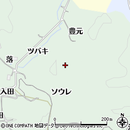 愛知県豊田市大塚町豊元周辺の地図