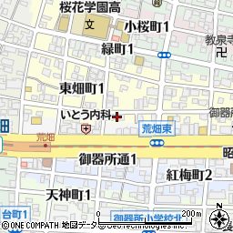愛知県名古屋市昭和区東畑町1丁目50周辺の地図