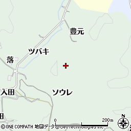 愛知県豊田市大塚町（豊元）周辺の地図