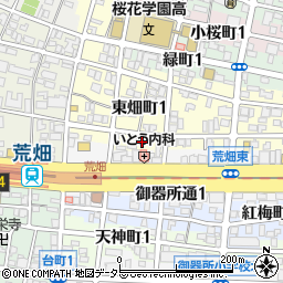 愛知県名古屋市昭和区東畑町1丁目44周辺の地図