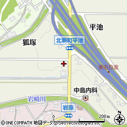 愛知県日進市北新町狐塚29周辺の地図