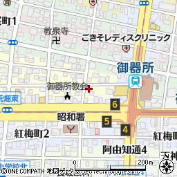 愛知県名古屋市昭和区東畑町2丁目32周辺の地図