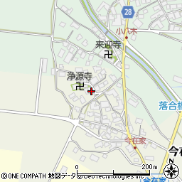 滋賀県東近江市今在家町325周辺の地図