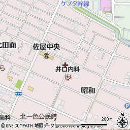 愛知県愛西市北一色町昭和119周辺の地図