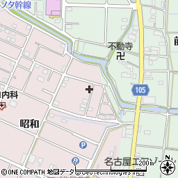 愛知県愛西市北一色町昭和230周辺の地図