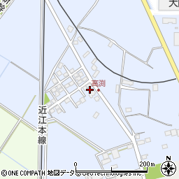 滋賀県東近江市五個荘小幡町86周辺の地図