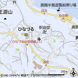 神奈川県足柄下郡真鶴町真鶴1384周辺の地図