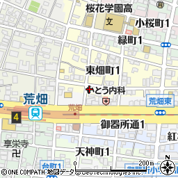 愛知県名古屋市昭和区東畑町1丁目40周辺の地図