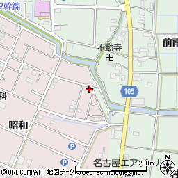愛知県愛西市北一色町昭和216周辺の地図