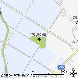 古墳公園周辺の地図