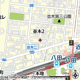 ＦＫ八田周辺の地図