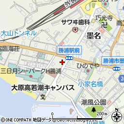 千葉県立大原高校海岸実習所周辺の地図