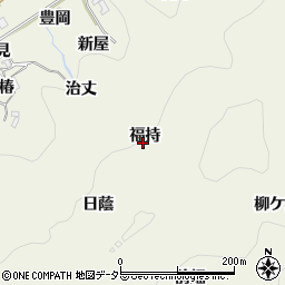 愛知県豊田市富岡町（福持）周辺の地図