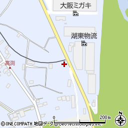 滋賀県東近江市五個荘小幡町63周辺の地図