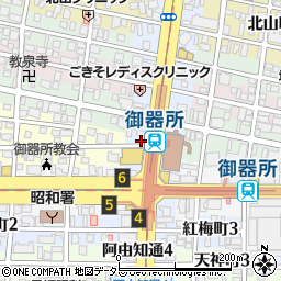 ピタットハウス　御器所店周辺の地図