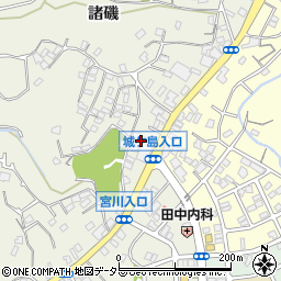 神奈川県三浦市三崎町諸磯860周辺の地図
