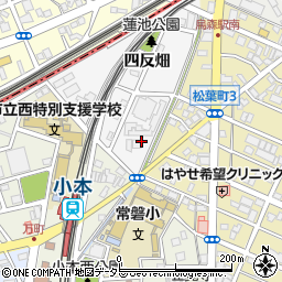 愛知県名古屋市中川区烏森町蓮池周辺の地図