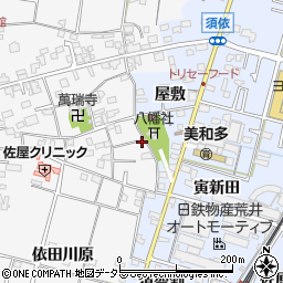 加賀美容院周辺の地図