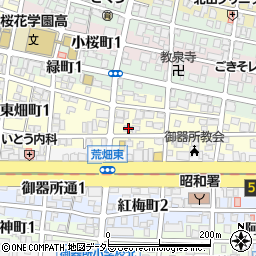 愛知県名古屋市昭和区東畑町2丁目11周辺の地図