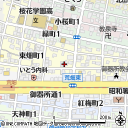 愛知県名古屋市昭和区東畑町1丁目51周辺の地図