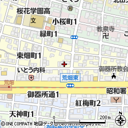 愛知県名古屋市昭和区東畑町1丁目53周辺の地図