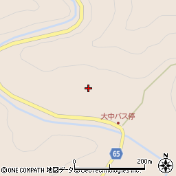 岡山県苫田郡鏡野町大周辺の地図