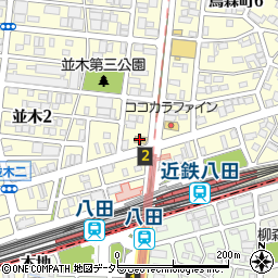 ローソンＪＲ八田駅前店周辺の地図