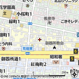 愛知県名古屋市昭和区東畑町2丁目周辺の地図