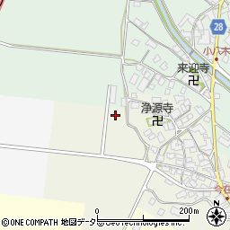 滋賀県東近江市今在家町周辺の地図