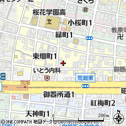 愛知県名古屋市昭和区東畑町1丁目47-1周辺の地図