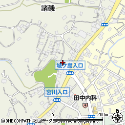 神奈川県三浦市三崎町諸磯860-3周辺の地図