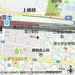 轟産業富士支店周辺の地図