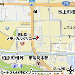 兵庫県丹波市柏原町母坪344周辺の地図