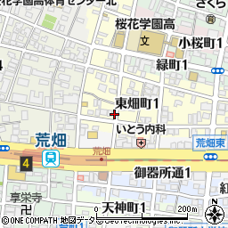 愛知県名古屋市昭和区東畑町1丁目35-4周辺の地図