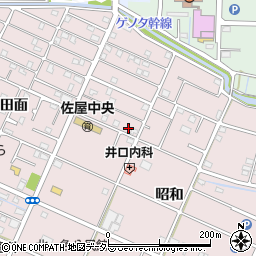 愛知県愛西市北一色町昭和101周辺の地図
