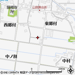 愛知県愛西市山路町東郷付99周辺の地図