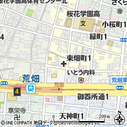 愛知県名古屋市昭和区東畑町1丁目35周辺の地図