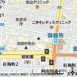 愛知県名古屋市昭和区東畑町2丁目33周辺の地図