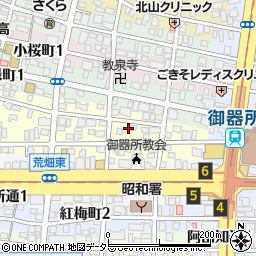 愛知県名古屋市昭和区東畑町2丁目10周辺の地図