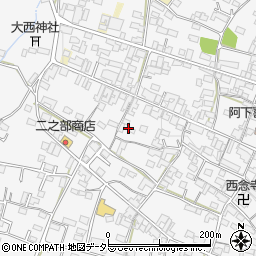 三重県いなべ市北勢町阿下喜周辺の地図