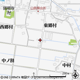 愛知県愛西市山路町東郷付135周辺の地図