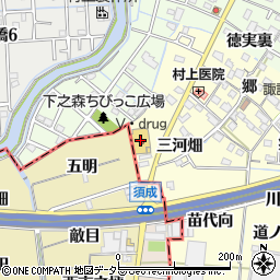 ナカシマ七宝店周辺の地図