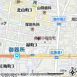 愛知県名古屋市昭和区小桜町3丁目22周辺の地図