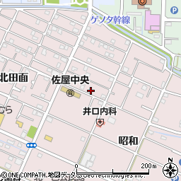 愛知県愛西市北一色町昭和105周辺の地図