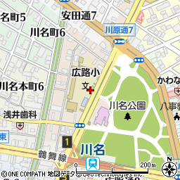 愛知県名古屋市昭和区川原通周辺の地図