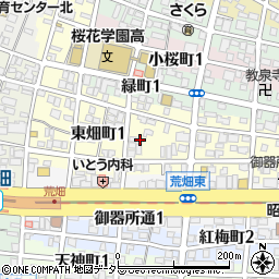 愛知県名古屋市昭和区東畑町1丁目47周辺の地図